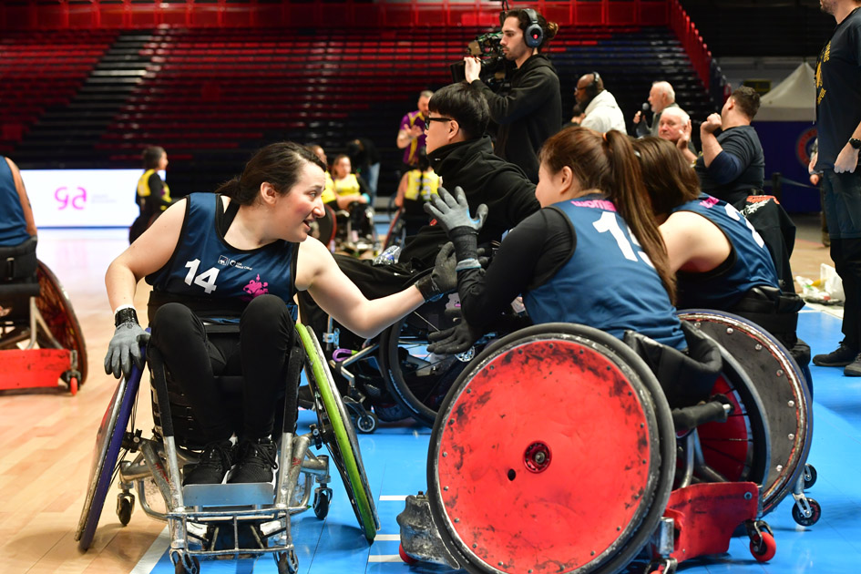 wheelchair rugby women's cup 2024 ©laurent bagnis @bagnis.pics